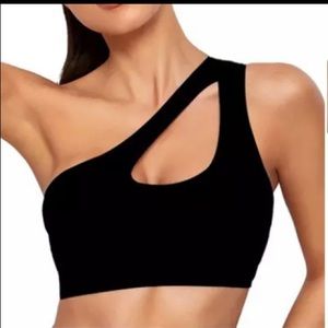 One-shouldered sports bra - NEW!